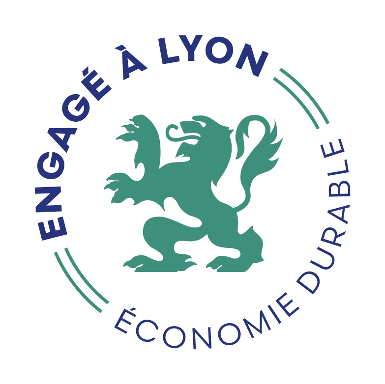 Logo Engag&eacute; &agrave; Lyon &mdash; label obtenu par TL Taxi Lyon en juillet 2025