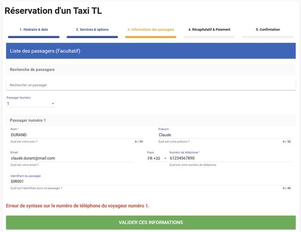 Portail TL PRO - Suivi des trajets