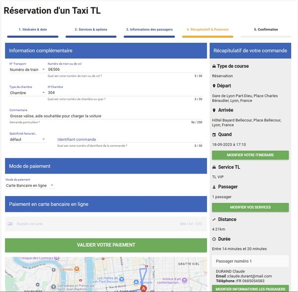 Portail TL PRO - Tableau de bord