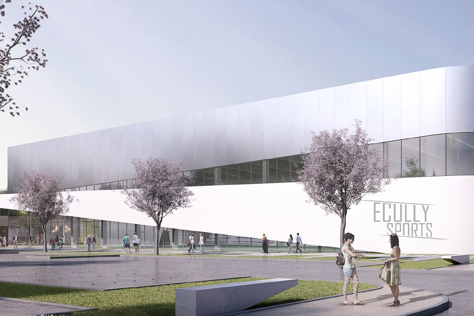 Vivier Park of Écully illustration