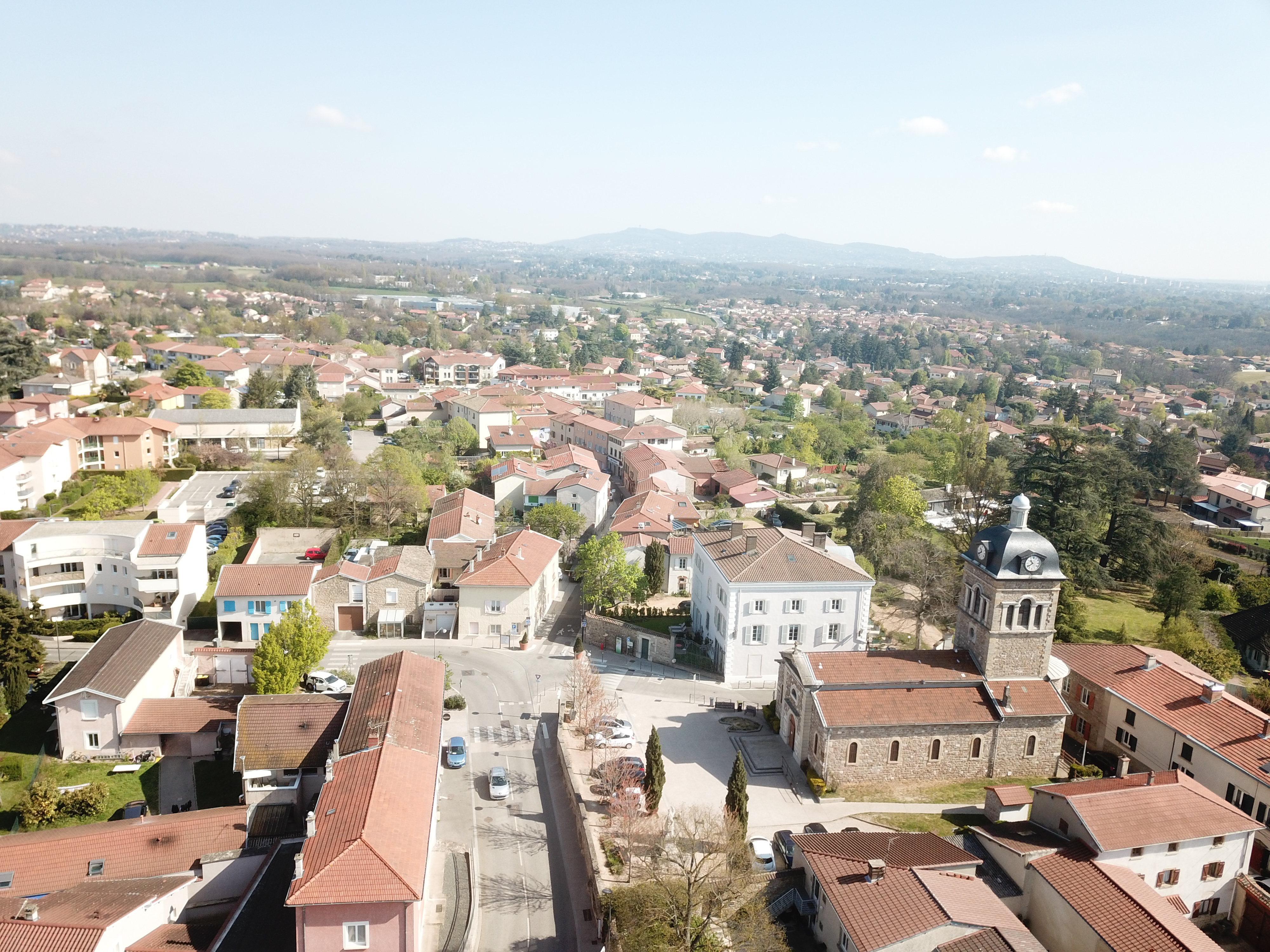 Paysages de l'ouest lyonnais illustration