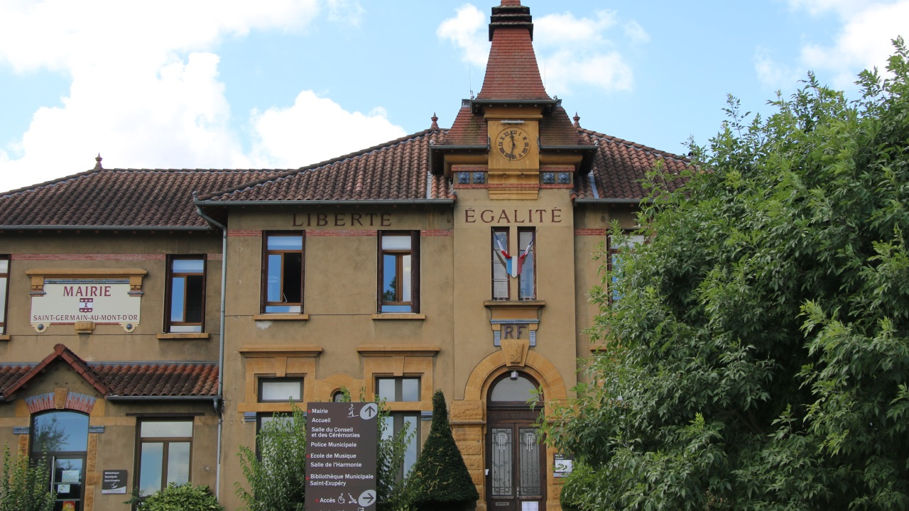 Vieux village de Saint-Germain-au-Mont-d'Or illustration