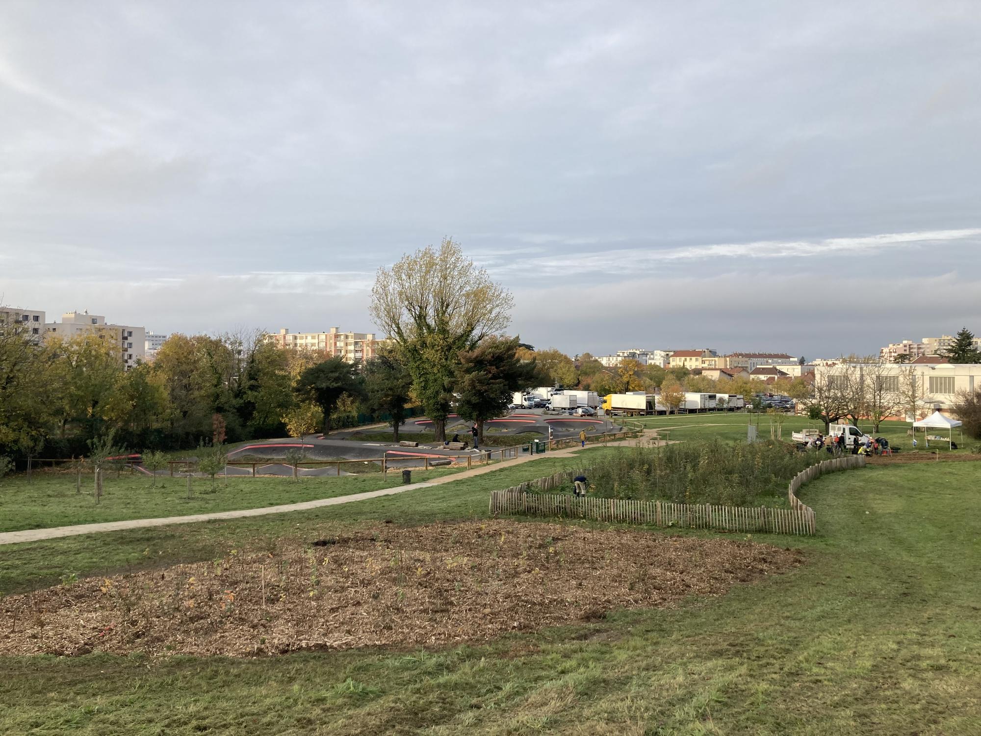 Mandela Park of Saint-Priest illustration