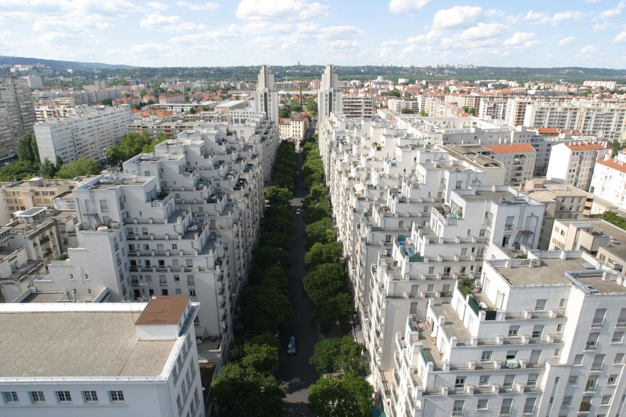 Gratte-Ciel of Villeurbanne illustration